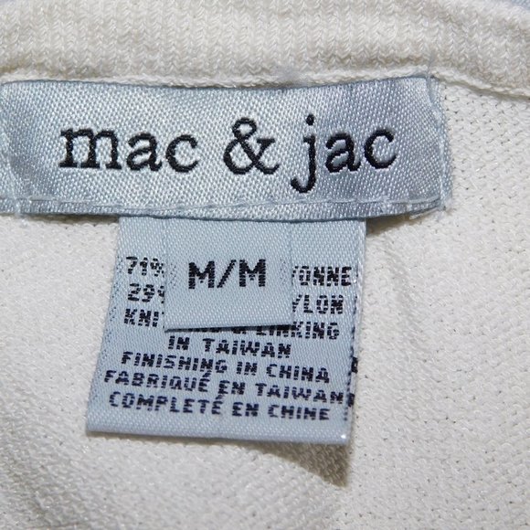 Mac & Jac off White Floral Sleeveless Tank  Top - Picture 2 of 8